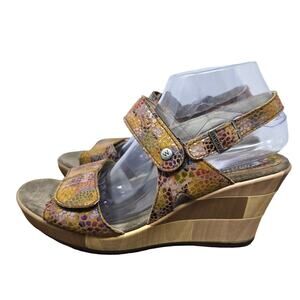 Wolky Multi-Color Wedge 3" Heel Women's 41 / US - 9 - 9.5